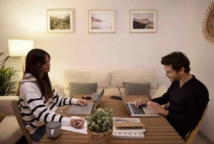 Freelancer bekerja nyaman di coworking space Jakarta dengan koneksi internet cepat
