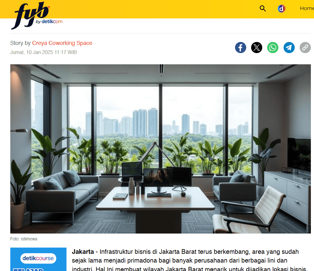 Screenshot Artikel Detik