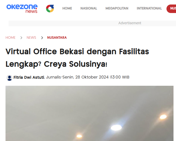 Screenshot Artikel Okezone